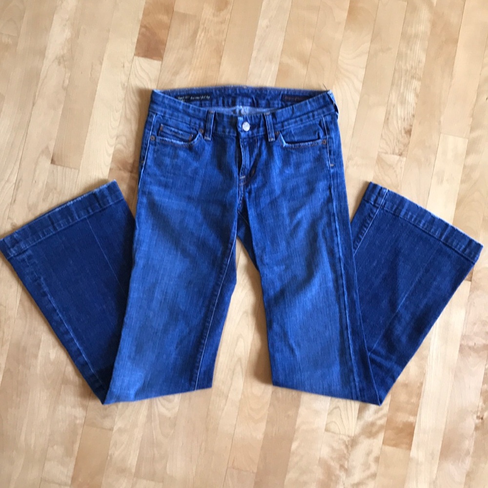 Denim Jeans Low Waist Full Leg